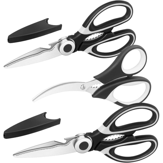 Set of 3 Multi-Purpose Heavy Duty Meat and Poultry Shears