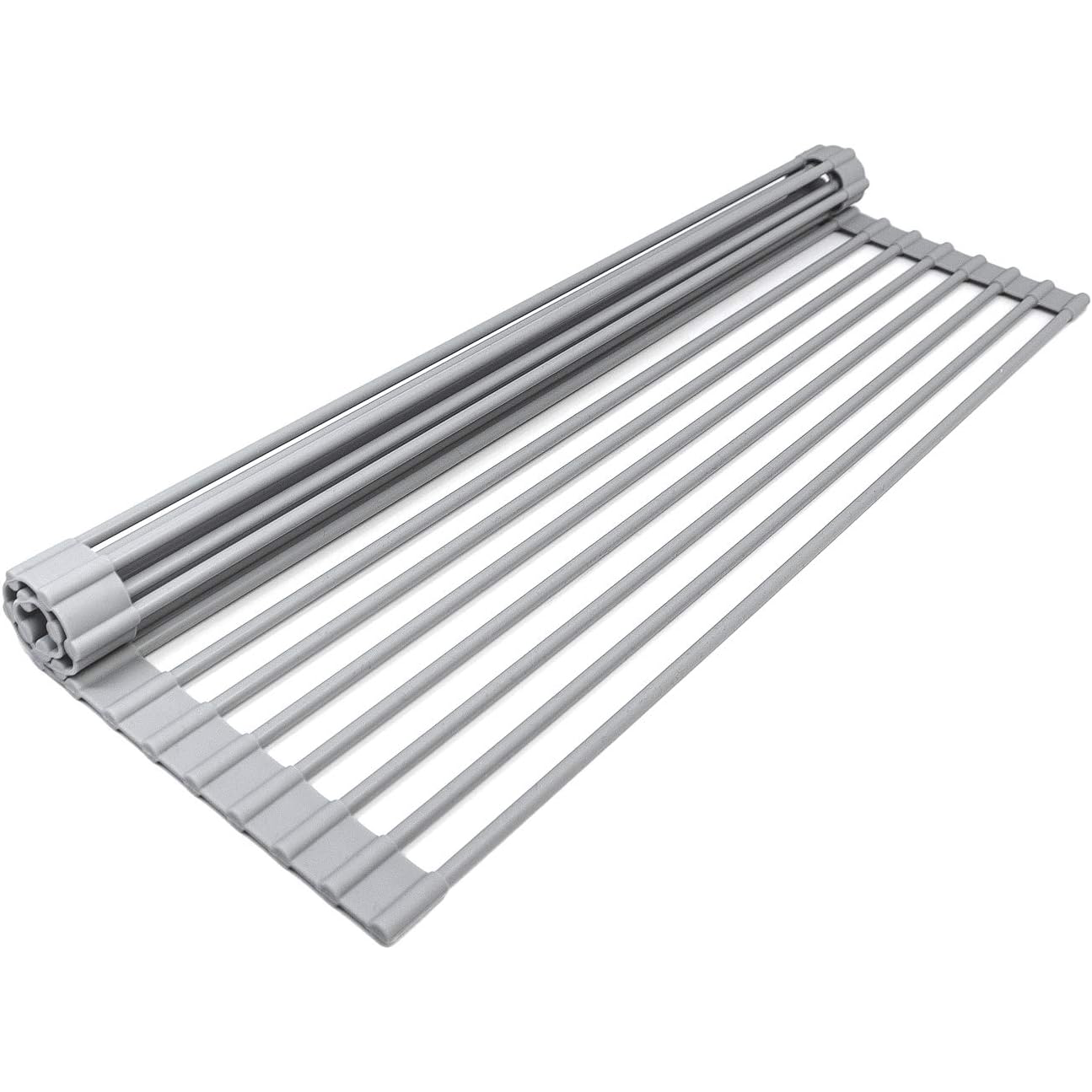 Silicone Wrapped Dish Drying Rack 43x33cm / 52x33cm, Gray