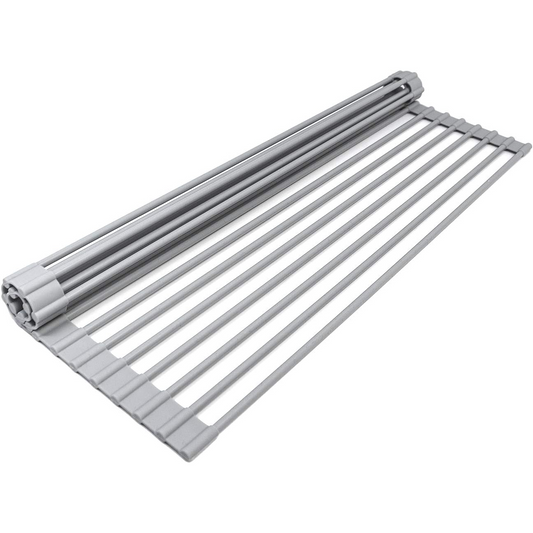 Silicone Wrapped Dish Drying Rack 43x33cm / 52x33cm, Gray