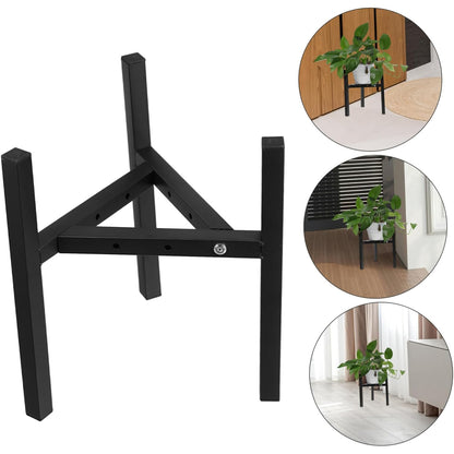 Plant Stand Indoor Adjustable, Black