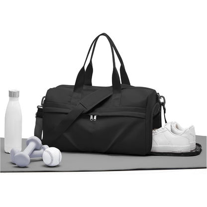 Gym Bag for Women Men with Shoe Compartment