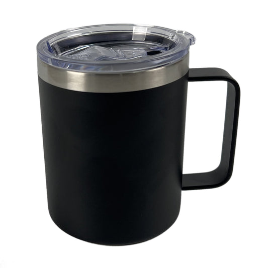 Insulated Coffee Mug with Lid 12oz (2 Color Options)