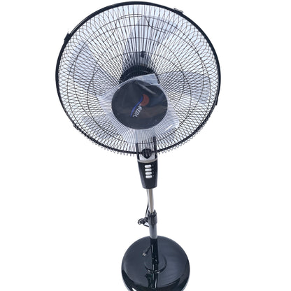 3 Speeds Control Stand Fan 16 Inch, Black