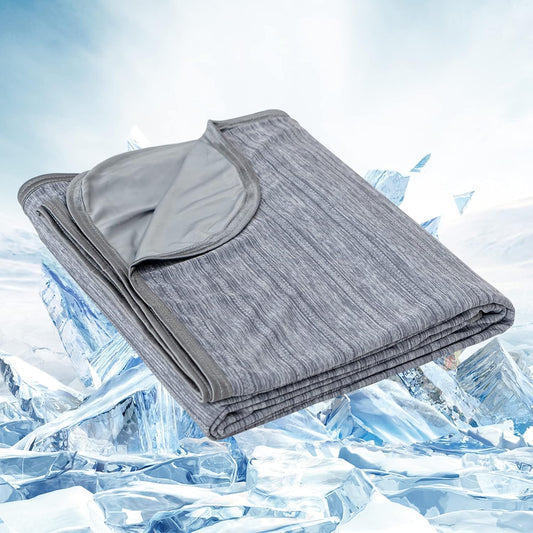 Cooling Blanket for Hot Sleepers, Grey (2 Size Options)