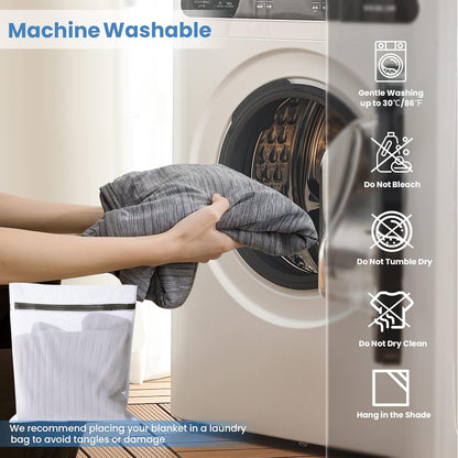 Cooling Blanket for Hot Sleepers, Grey (2 Size Options)
