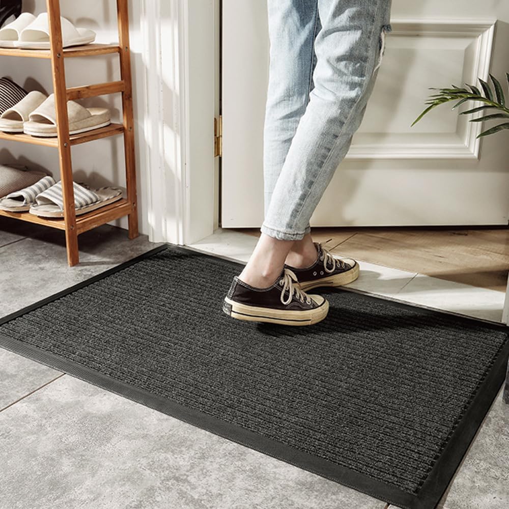 Non-Slip Low Profile Dirt Trapping Mat 45*75cm, Grey