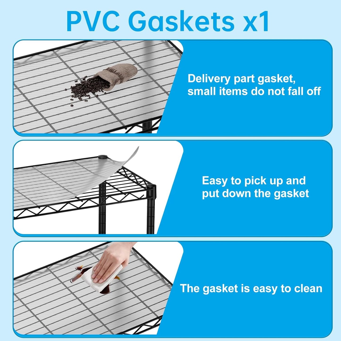 Metal Storage Rack Adjustable Shelves