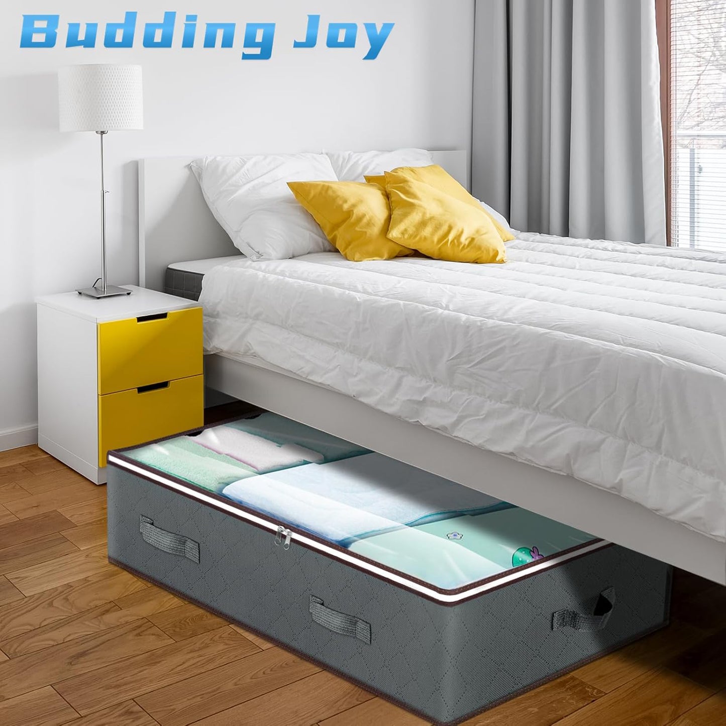 90L Under Bed Storage Containers 4 Units (2 Color Options)