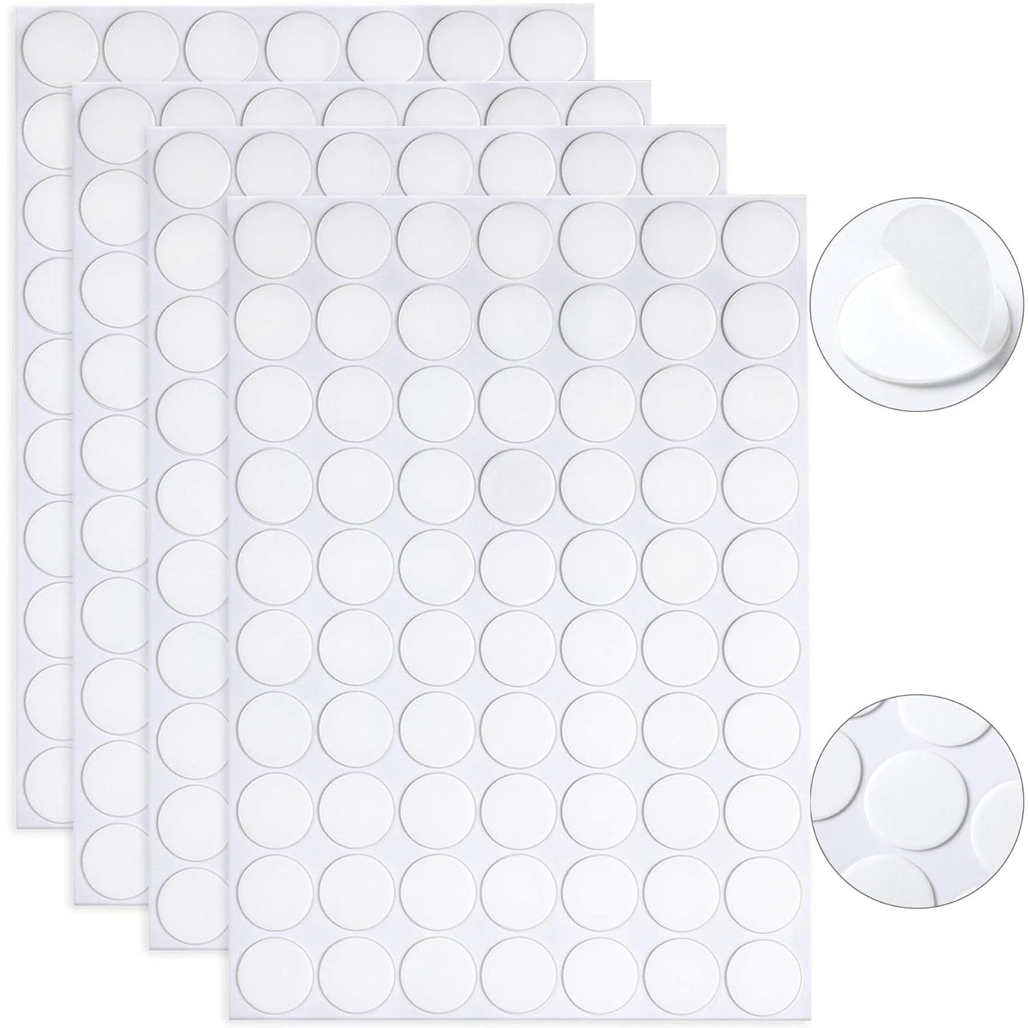 400 Pieces Double Sided Adhesive Dots 20mm*1.0mm