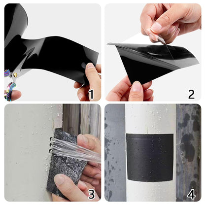 Weatherproof Repair Tape 10cm*1.5m 4 Units