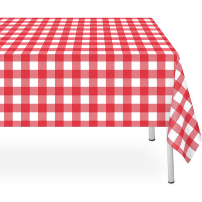 PEVA Table Cloths for Parties Disposable 54 x 108 Inch 5 Units