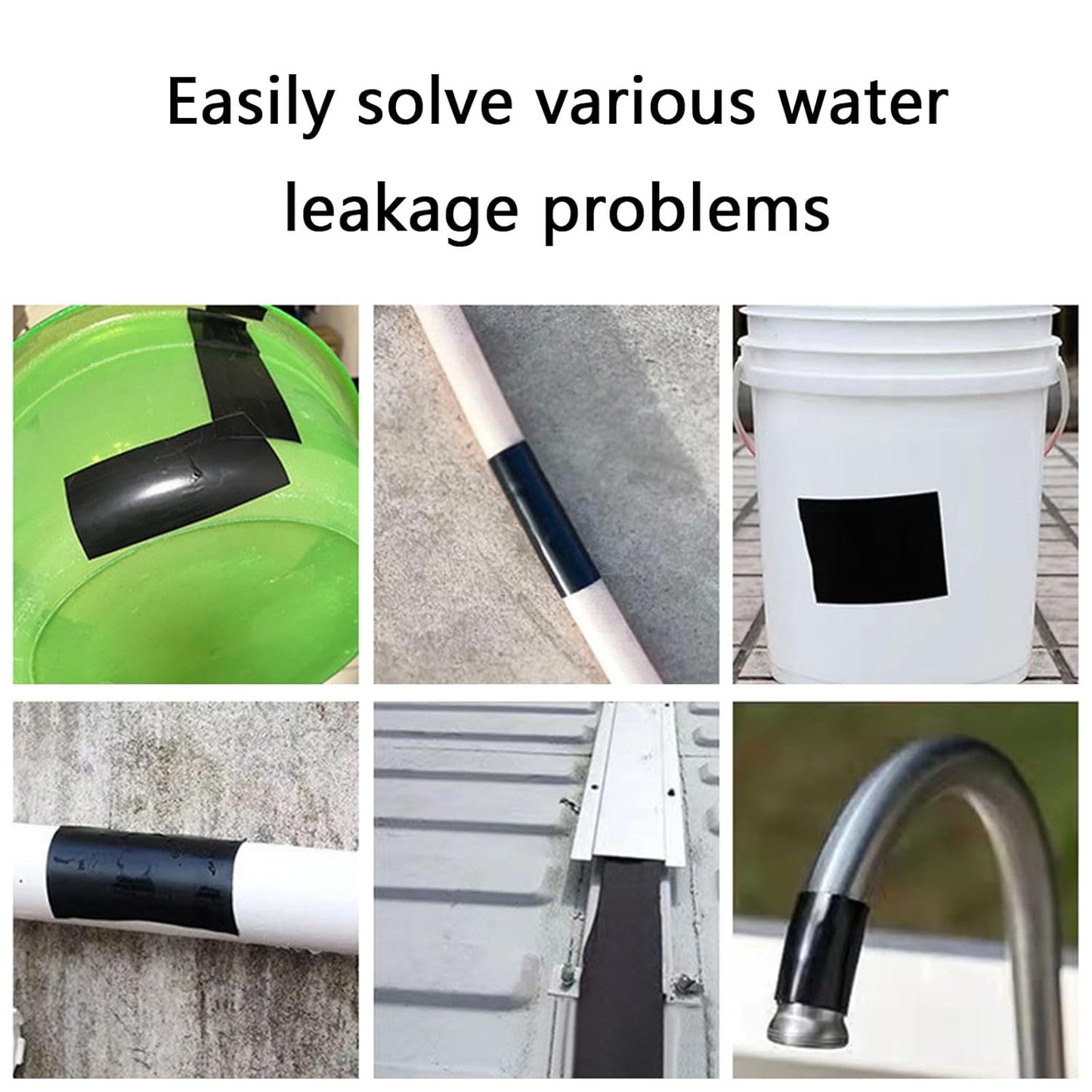 Weatherproof Repair Tape 10cm*1.5m 4 Units