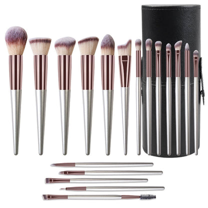 18-Piece Makeup Brush Set with Case