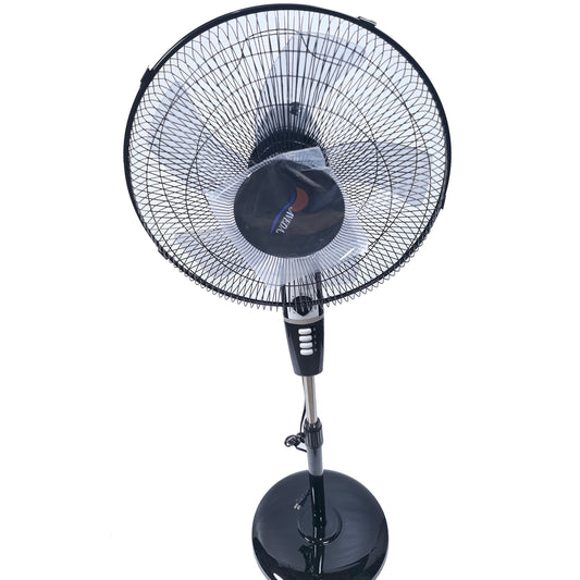 3 Speeds Control Stand Fan 16 Inch, Black