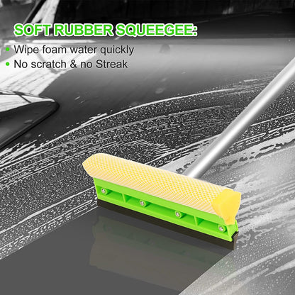 8-Piece Car Wash Kit, Green