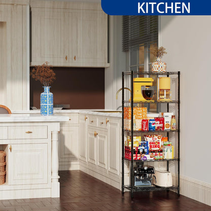 Metal Storage Rack Adjustable Shelves