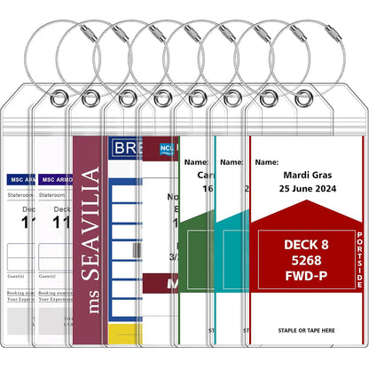 16 Pack Luggage Tags-no Paper Tag