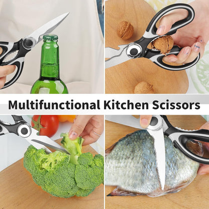 Set of 3 Multi-Purpose Heavy Duty Meat and Poultry Shears
