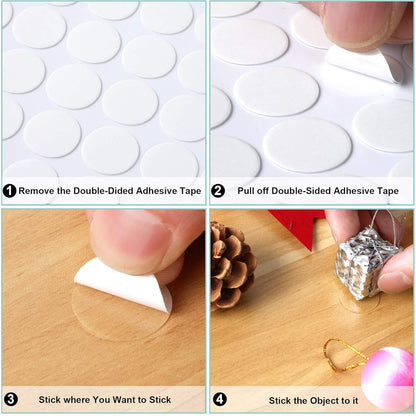400 Pieces Double Sided Adhesive Dots 20mm*1.0mm