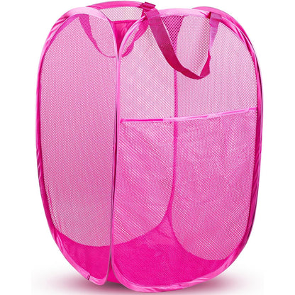 Mesh Pop up Laundry Hamper with Portable Handles 2 Units (2 Color Options)