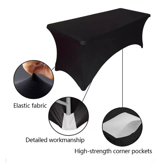 Rectangular Table Cover 6ft 2 Units (4 Color Options)