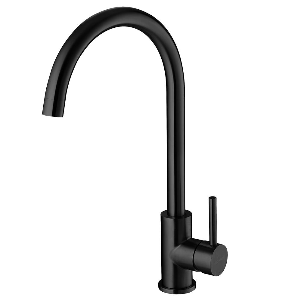 Single Handle Kitchen Faucet Matte Black