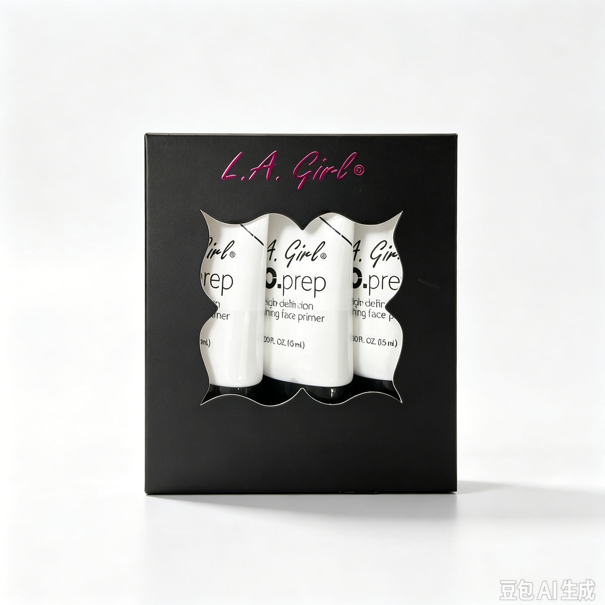 L.A. Girl PRO.Prep HD Face Primer Set, Pack of 3, GFP949N Clear Smoothing Makeup Base Primer