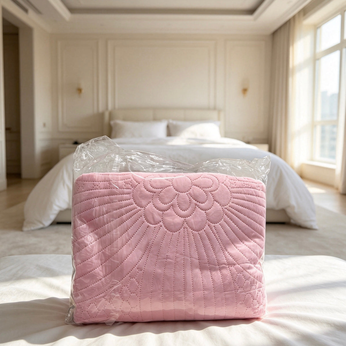 Premium Quilted Bed Blanket, Moderate Thickness (Not Thin) King Size 78.74 × 90.55 in, Random Color Shipment XY‑6K