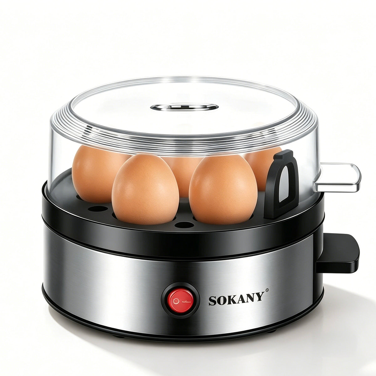 SOKANY SK-07066 Egg Boiler 360W 110V Stainless Steel Electric Egg Cooker for Home Breakfast