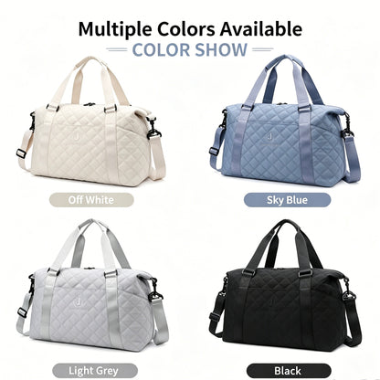 Large Capacity Travel Gym Duffle Bag, Multi-color Portable Weekend Overnight Bag with Luggage Sleeve