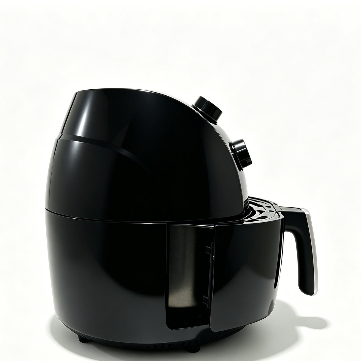 5.0L Mechanical Air Fryer,1500W,110V 60Hz,80℃-200℃ Temp Control,Oil-Free Healthy Cooking for Home Kitchen