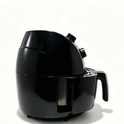 5.0L Mechanical Air Fryer,1500W,110V 60Hz,80℃-200℃ Temp Control,Oil-Free Healthy Cooking for Home Kitchen