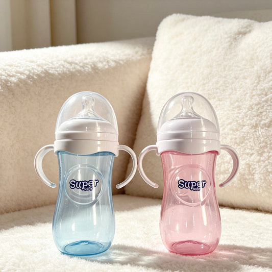 Super Baby Baby Feeding Bottle With Double Handles