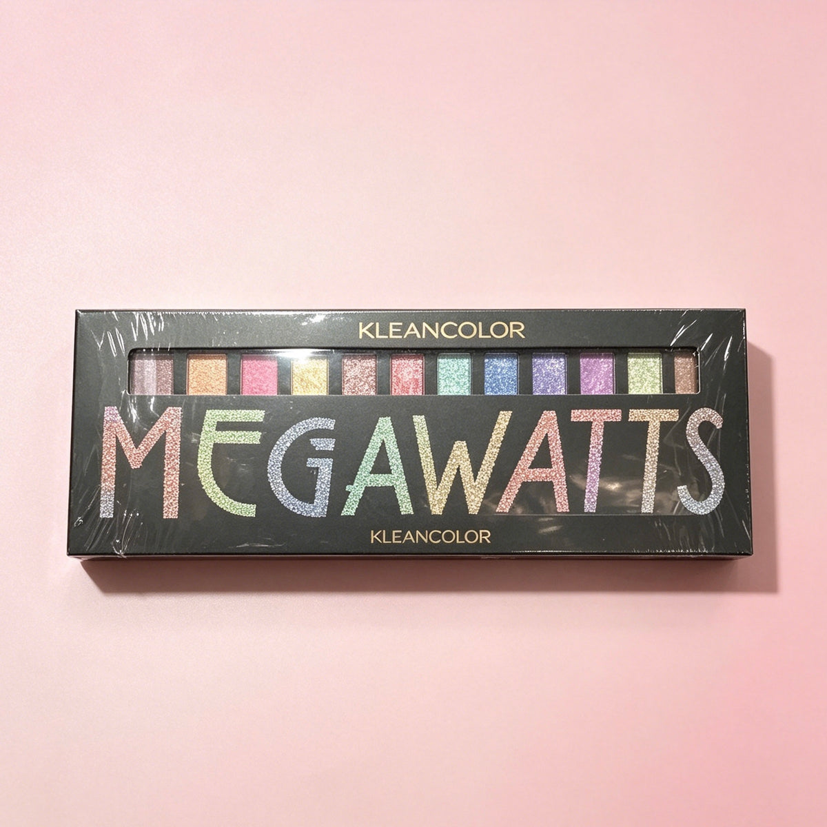 Kleancolor Megawatts 12 Metallic Shimmer Eyeshadow Palette