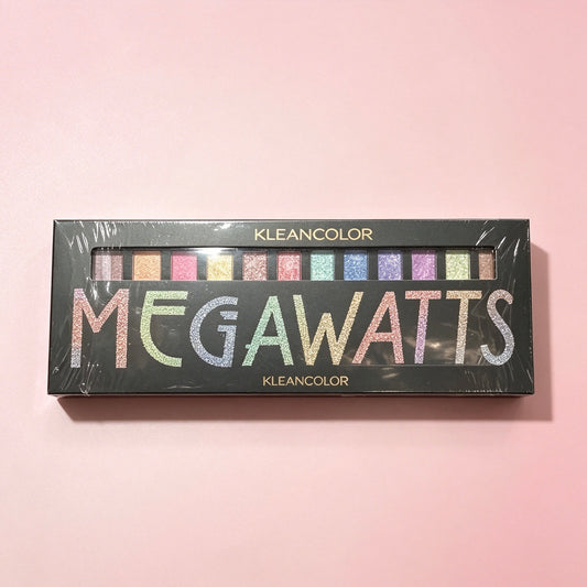 Kleancolor Megawatts 12 Metallic Shimmer Eyeshadow Palette