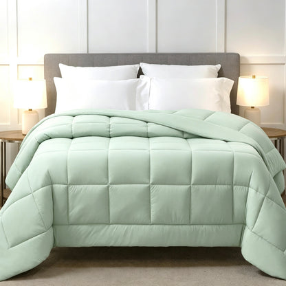 WeShop876 Luxury Cooling Comforter, King Size Box Quilted Premium Bed Comforter