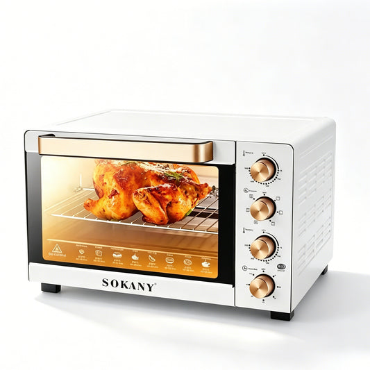 SOKANY 40L Toaster Oven, 1500W 110V Multi-function Countertop Oven for Baking, Roasting & Toasting