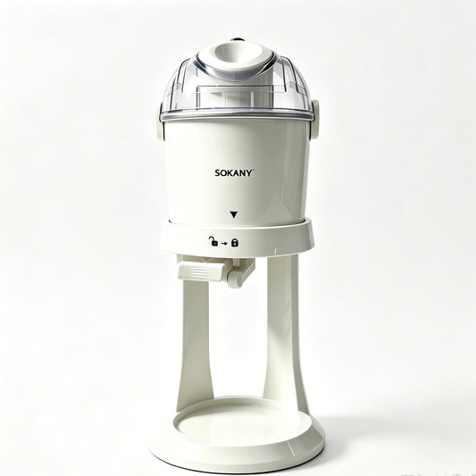 1L Homemade Ice Cream Maker, 110V DIY Frozen Dessert Machine for Family Use