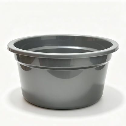 Blue Thickened PP Plastic Wash Basin, 61cm × 26cm, 67.6L Extra Large Fruit Print Household Bowl