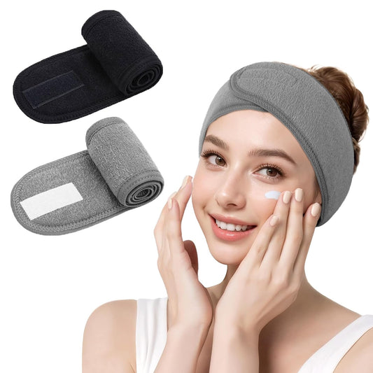 2-Piece Spa Facial Headband for Women