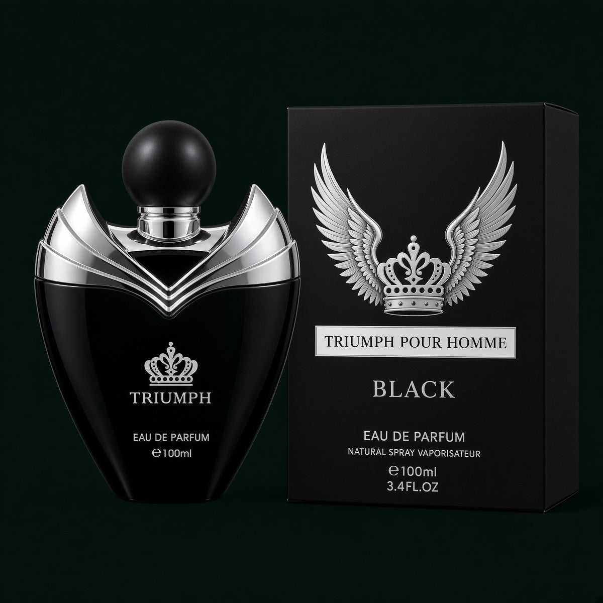 HANNA’S SECRET Triumph Pour Homme Black Eau de Parfum 100ml