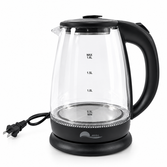 Glass Electric Kettle 1.8L, Black