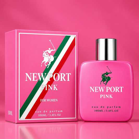 Newport Pink Eau de Parfum for Women, 100ml Long Lasting Fragrance Perfume