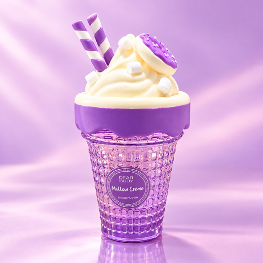 Mallow Creme Eau De Parfum, Dessert Collection Sweet Marshmallow Cream Fragrance Perfume, 100ml