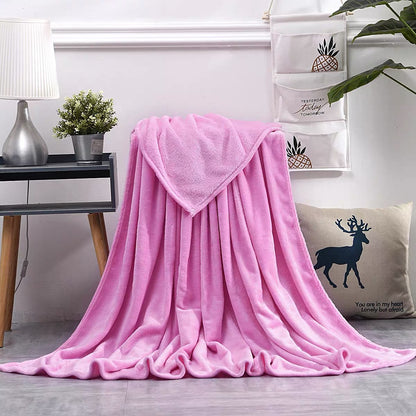 Luxury Ultra‑Soft Flannel Bed Blanket, Queen Size, 200 x 230 cm (78.7 in × 90.6 in)