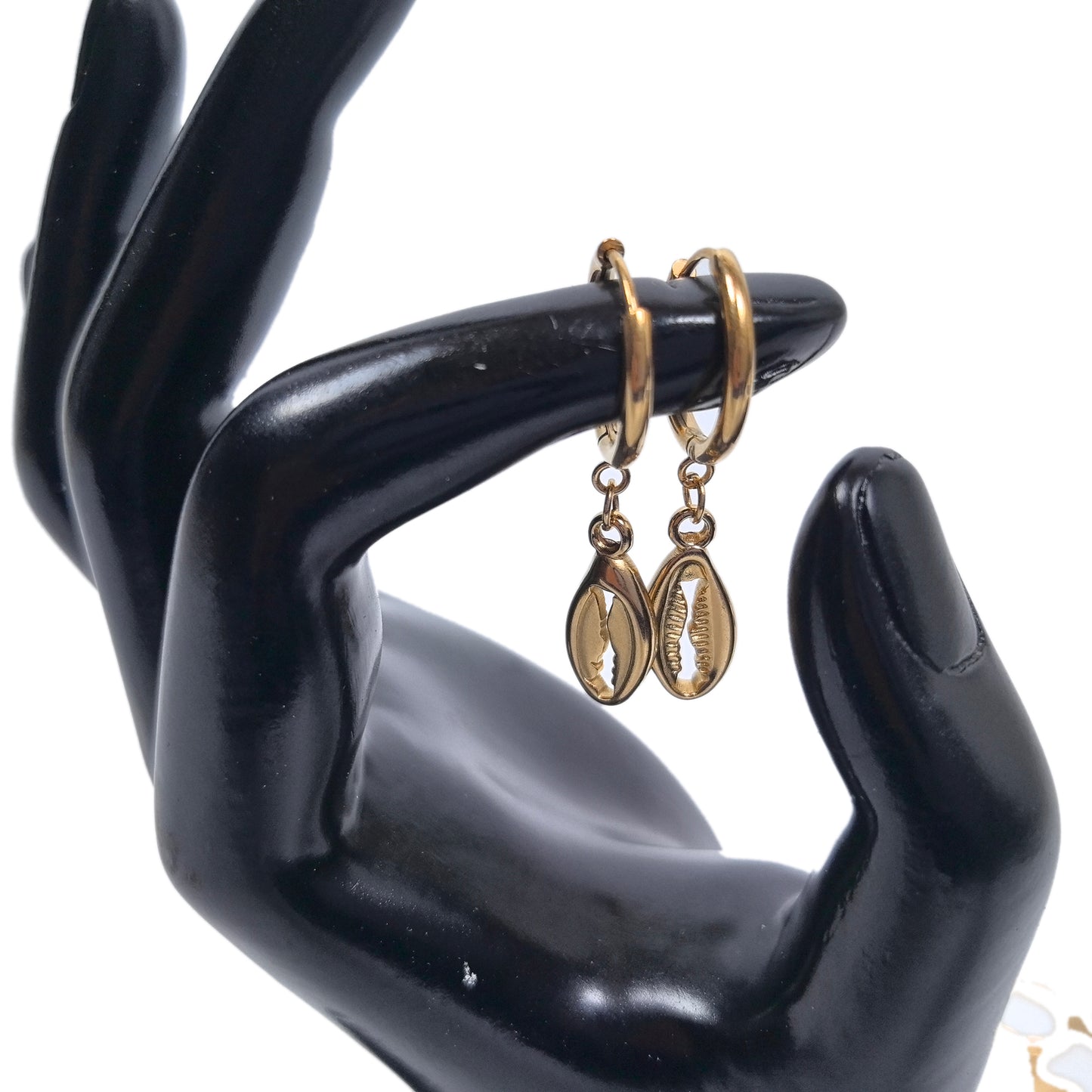 5 Pairs 18K Gold-Plated Stainless Steel Earrings Set