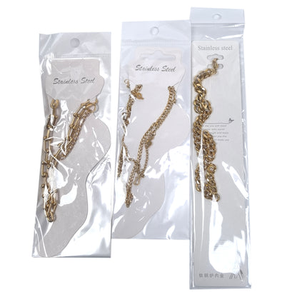 4-Piece 18K Gold-Plated Anklets Set | His & Hers Collection