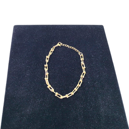 4-Piece 18K Gold-Plated Anklets Set | His & Hers Collection