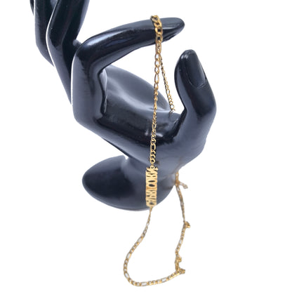 2-Piece 18K Gold-Plated Necklaces Set - Taurus and Capricorn