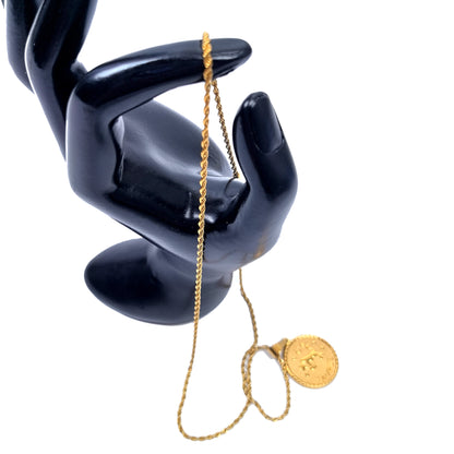 2-Piece 18K Gold-Plated Necklaces Set - Taurus and Capricorn